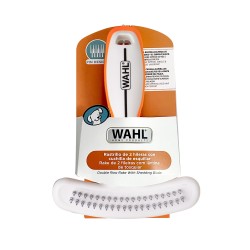 Rastrillo Desenredante De Doble Hilera –C/Cuchilla M/Blco Naranja